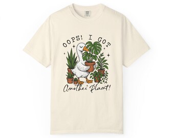 Oops I Got Another Plant Shirt, Funny Goose Gardening Shirt, Comfort Colors Plant Lover Tee, Vintage Goose Meme Shirt, Sarcastic Gardening