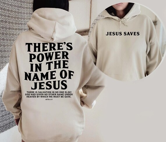 jesus　Providence P-3LD AB box + 2LOOP There's Power in the Name of Jesus Hoodie, There's Power in the