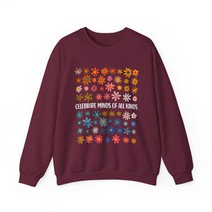 Celebrate Minds of All Kinds Sweatshirt, Autism Awareness Sweatshirt, Neurodiversity Shirt, Sped Teacher Shirt, Special Education Teacher Bild 7
