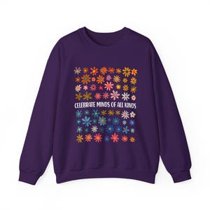 Celebrate Minds of All Kinds Sweatshirt, Autism Awareness Sweatshirt, Neurodiversity Shirt, Sped Teacher Shirt, Special Education Teacher Bild 10