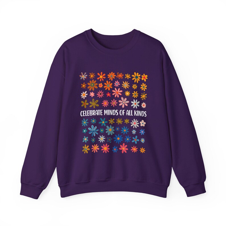 Celebrate Minds of All Kinds Sweatshirt, Autism Awareness Sweatshirt, Neurodiversity Shirt, Sped Teacher Shirt, Special Education Teacher Bild 10