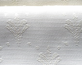 Cream self embroidered heavy duty fabric suitable for journal covers