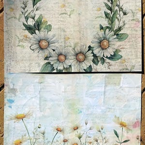 GRUNGE Delightful Daisies Digital Kit