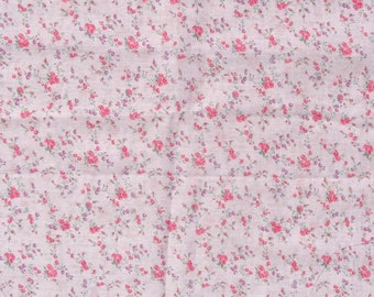 Floral Fabric for journal covers and embellishments