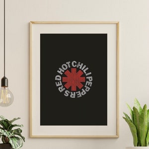 Red Hot Chili Peppers Poster, Aesthetic Music Poster, Vinatge Poster, Gift For Red Hot Chili Peppers Fan, Vintage Music Poster, Rock Poster