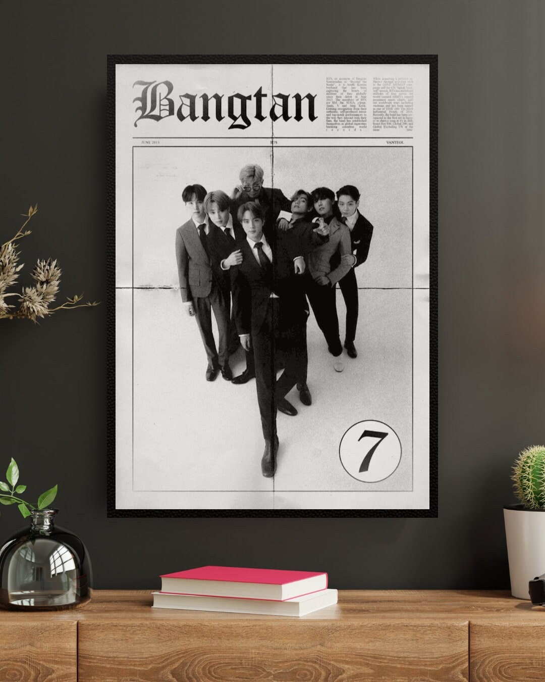 BTS Bangtan Boys Art Glossy Poster- Size A1 A2 A3 A4!!!