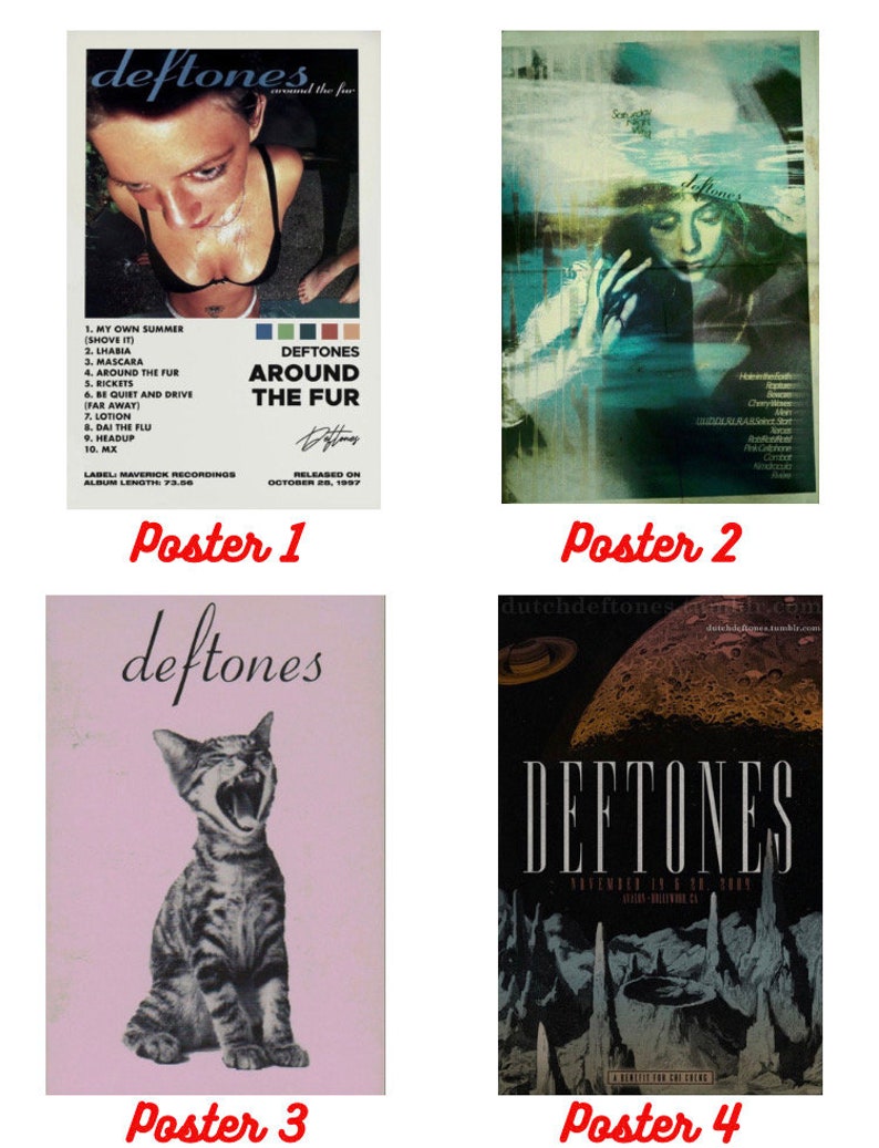 Deftones Poster Aesthetic Music Poster Vintage Rock Poster Etsy Australia