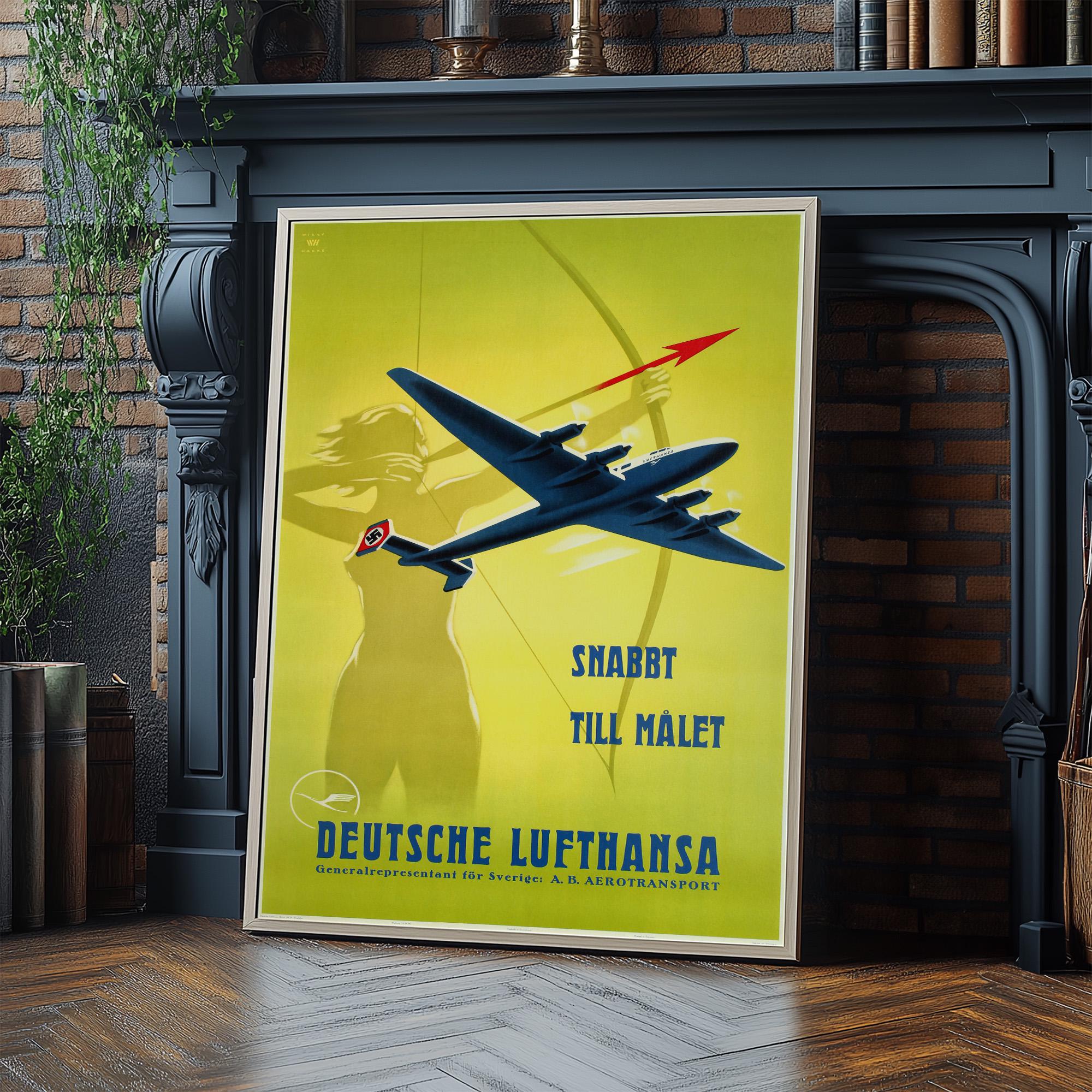 Lufthansa poster - Etsy 日本