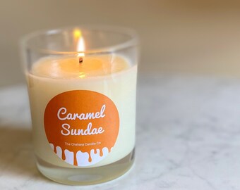 Caramel Sundae - Vanilla & Caramel Hand Poured Soy Wax Candle - Made in Melbourne