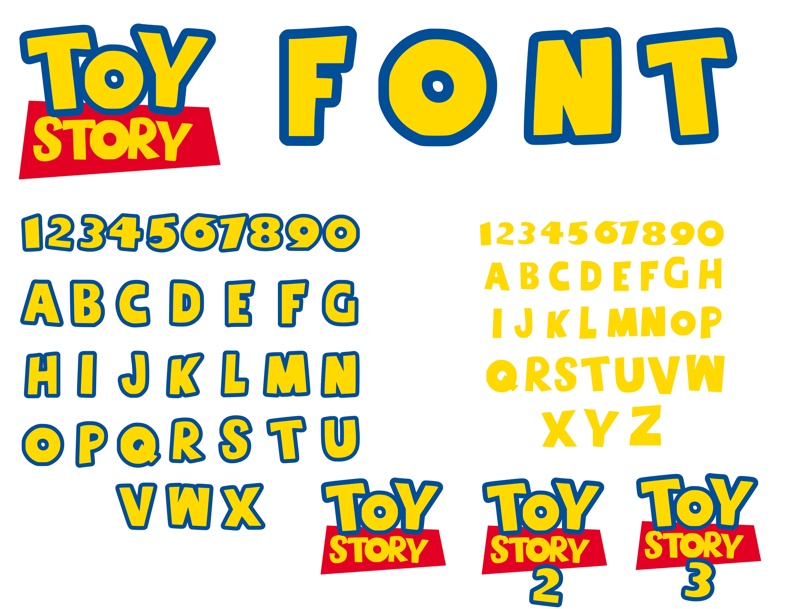 Toy Story FONT SVG, Toy Story SVG, Toy Story Alphabet Svg, Toy Story