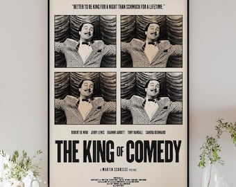 The King of Comedy-an Original Vintage Movie Poster of Martin