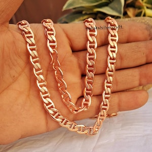 Copper Chain necklace. Pure Copper chain. Solid Copper jewelry. Copper chain Gift for Viking jewelry. Eco friendly chai.