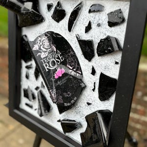 Broken bottle wall art