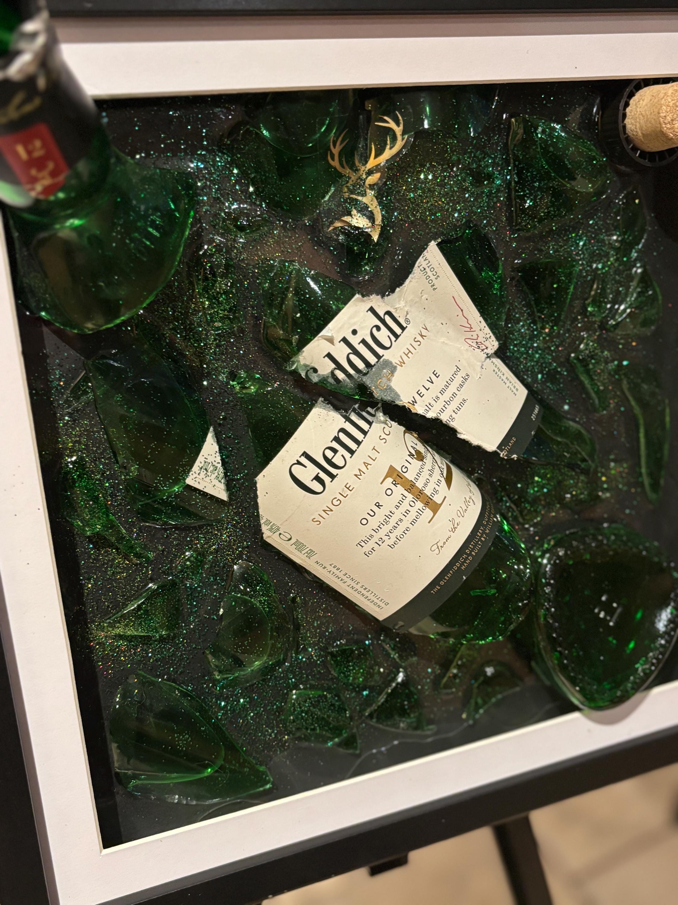 Glenfiddich 空瓶 Glenfiddich 空き瓶と箱のセット - メルカリ