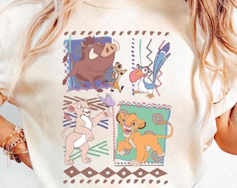 Retro 90s Lion King Simba And Timon  Png, Retro Wild Trip Png, Magical Place Png, Family Trip Png, Vacay Mode Png, Digital Download