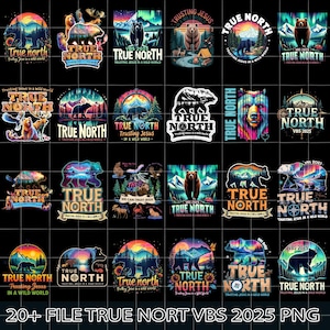 20+ True North VBS png Bundle, Vacation Bible School, Vbs Sublimation Design, VBS Digital Download, Christian Summer Camp, Religious Png