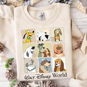Walt World Vintage Dog PNG, Family Trip 2025 Png, Family Vacation Png, Dog Lovers Png, Retro Cartoon Dog Png, Magical Kingdom, Family Trip
