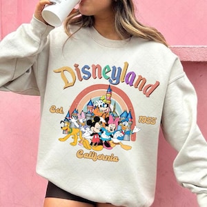 Retro Disneyland California PNG, Disneyland Est 1955 PNG, Mickey And Friends PNG, Disneyland png, Cute Mouse png, disney png, Digital File