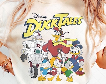 Retro Duck Tales Characters Png, Vintage Duck Png, Funny Duck Png, Family Vacation Png, Magic kingdom Png, Digital File