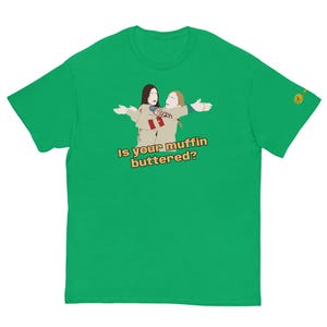 Wet Leg &#39;Buttered Muffin&#39; minimal art printed Unisex classic tee