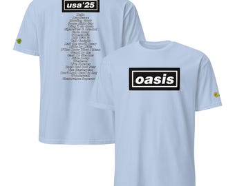 Oasis Live'25 12.07.25 Manchester Oasis Tour T Shirt 2025 - Etsy