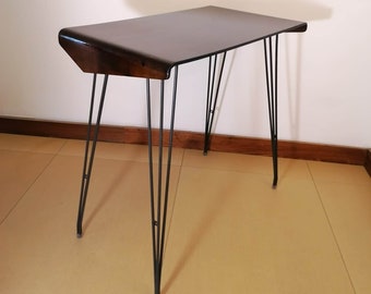 Mesa/raro/60s/ Italia/ retro/ madera contrachapada/mesa de computadora/