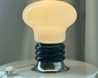 Post modern Table lamp /  80s / in the shape of a light bulb