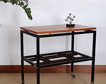 Vintage Serving Table / trolley / 1970s