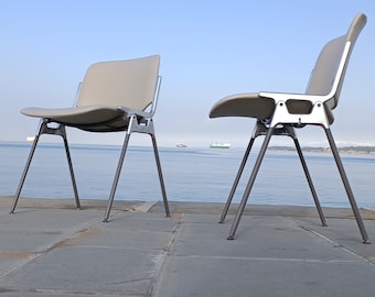 Set of 2 Chairs DSC 106 / Anonima Castelli Italy / design by Giancarlo Piretti / 1965 / Vintage / mid-century/ modern