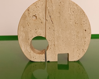 Travertine marble small decoration / 1970 /