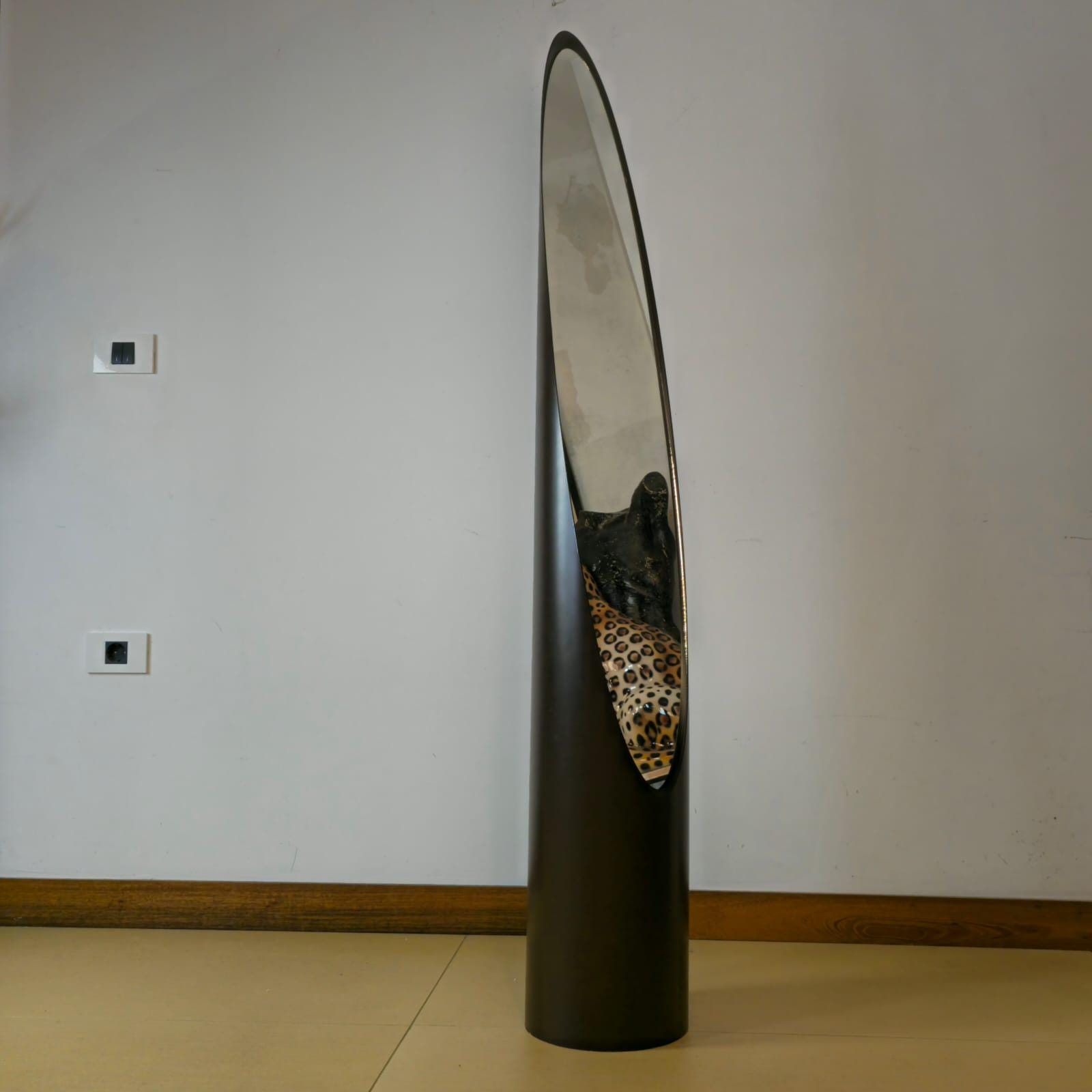 Mid-century 'unghia' Lipstick Mirror by Rodolfo Bonetto / Italy