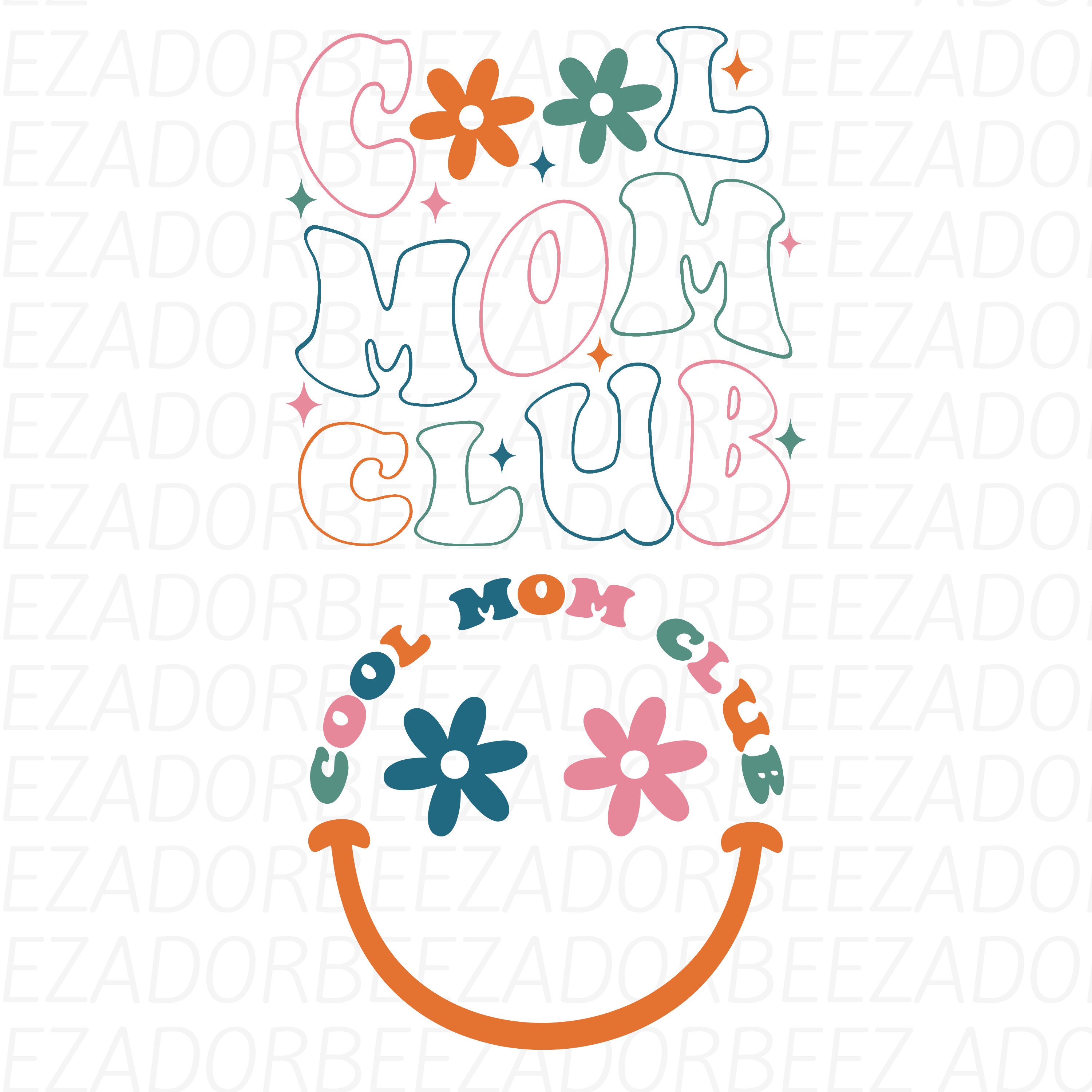 Cool Mom Club Svg Png Bundle, Cool Mom Club Shirt Designs, Cool Mom ...