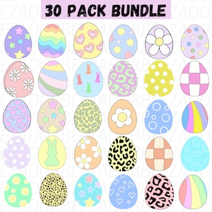 Paquete de huevos de Pascua svg, paquete de huevos de Pascua coloridos svg, archivos de corte de huevos de Pascua, lindos huevos de Pascua png, feliz Pascua svg-png, patrón de huevo svg-png