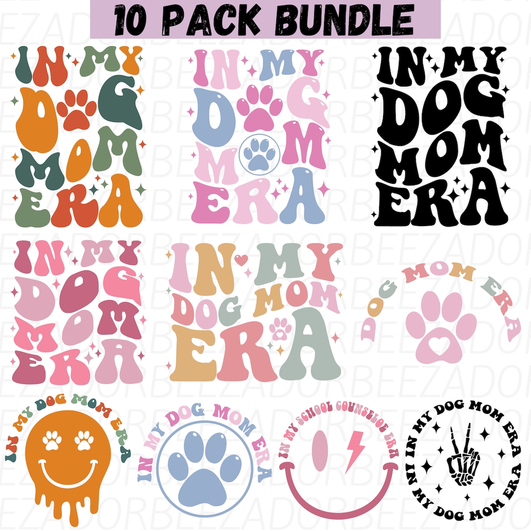 Dog Mom Svg Png Bundle, Retro Groovy Pet Mom Shirt Png, Funny Pet Shirt ...