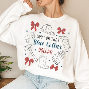 Living on that Blue Collar Dollar Png, Pickup Truck Patriotic Hat Sublimation Png, Western Cowboy Graphic design, Funny Western Shirt Design