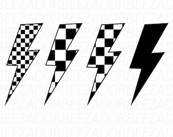 Bliksemschicht svg, bliksemschicht png bundel, geruite donder svg png, donder svg png, geruite bliksemschicht cricut gesneden bestand.