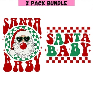 Santa baby SVG PNG, Retro Christmas SVG, holiday Quotes Svg, Funny Christmas Shirt png, Funny Holiday Png, First Christmas svg, Santa baby.