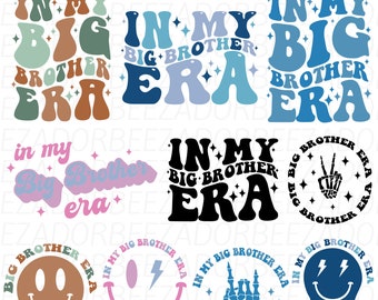 Big brother svg png bundle, elder brother png, funny toddler shirt, brother shirt design, brother png, trendy kid shirt svg png.
