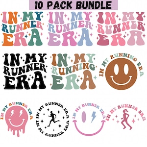 In mijn runner-tijdperk svg png-bundel, hardlooptijdperk tshirt ontwerp, loper svg, lopende png, game dag svg, marathon png, grappige running tshirt.