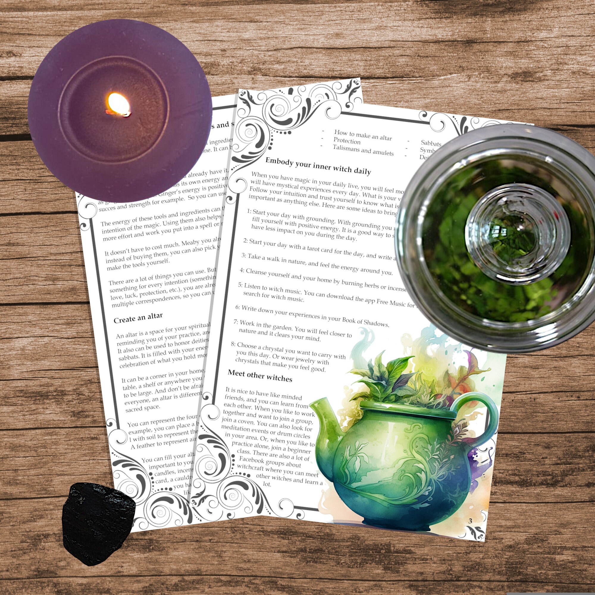 How Do I a Witch BOS Pages 5 Pages With