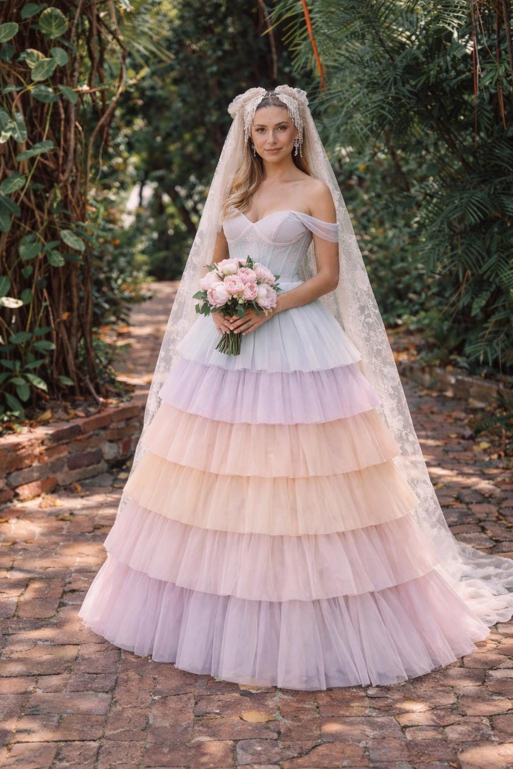 pastel color wedding dresses 25 Best Pastel Wedding Dress Styles for 2023-2024