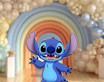 Stitch Cutout: Party Decoration Stand Up Prop PNG (Digital Download)