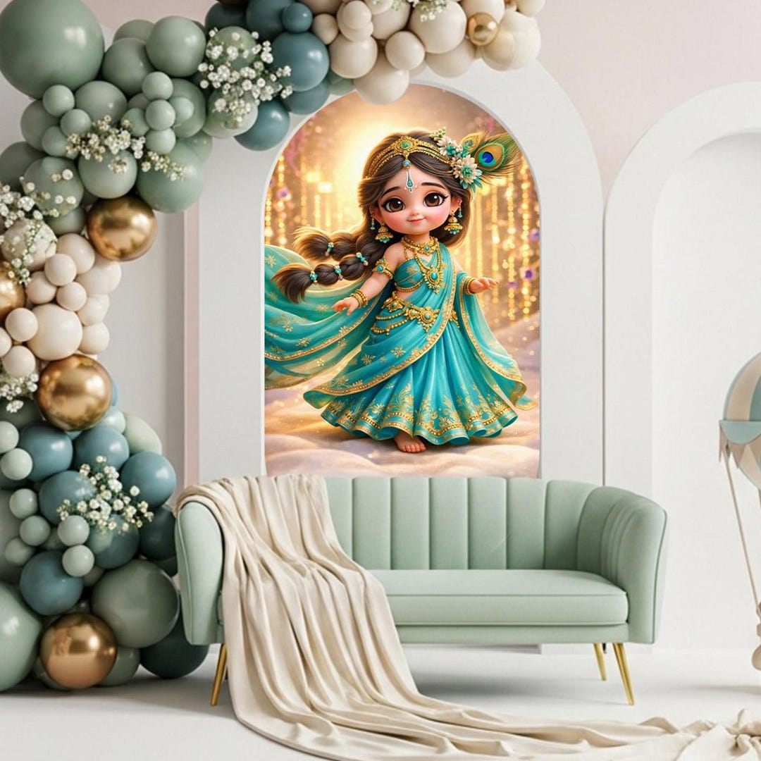 Baby Radha Rani | Hindu Goddess Image | HD Printable Poster (digital ...