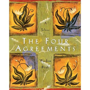 The Four Agreements: A Practical Guide to Personal Freedom by Don Miguel Ruiz is a self-help book a guide to personal transformation