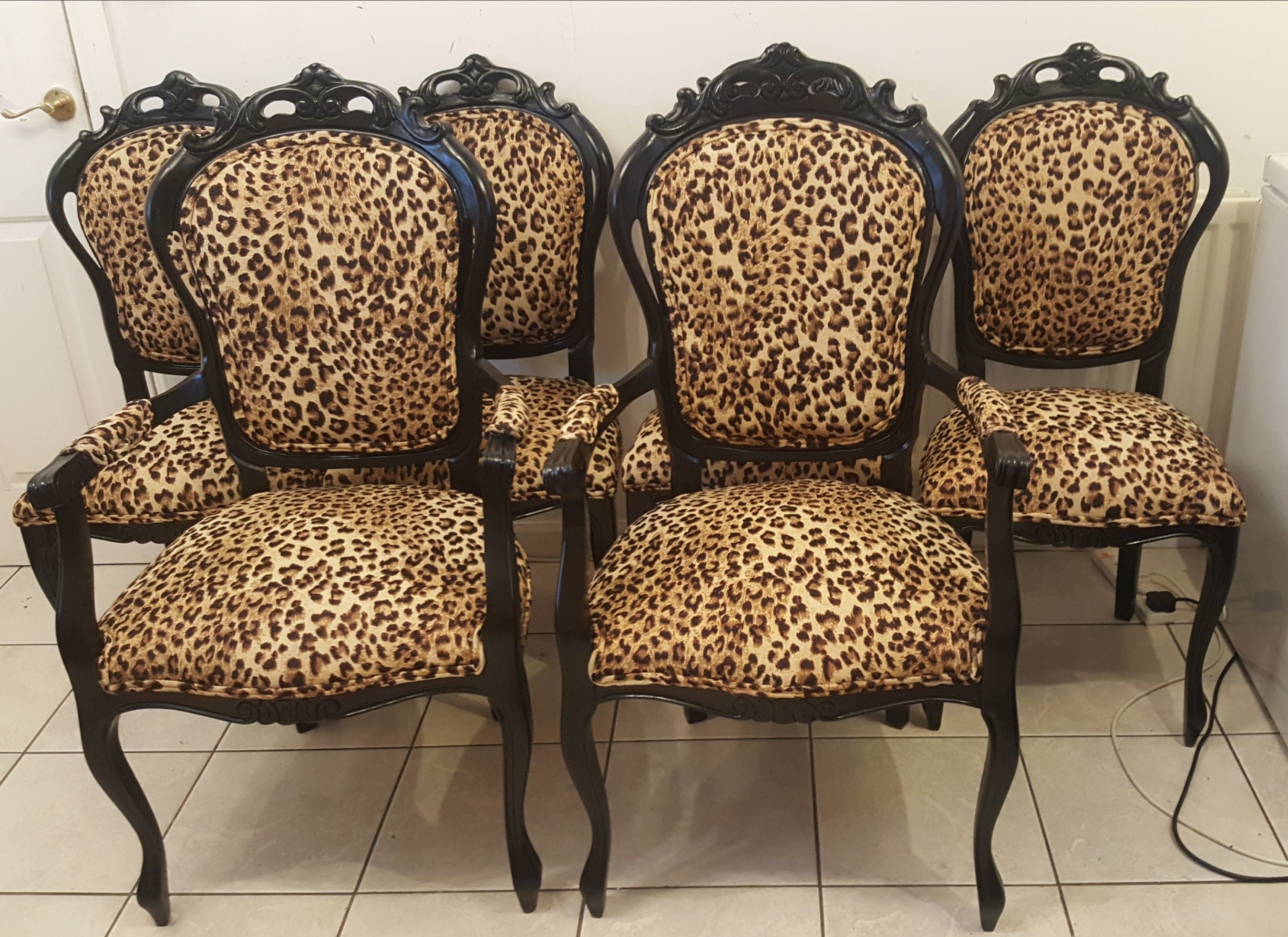 Animal print dining room chairs new arrivals