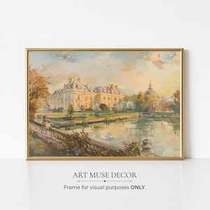 French Château Art Print: Versailles Fine Art Home Decor image 1