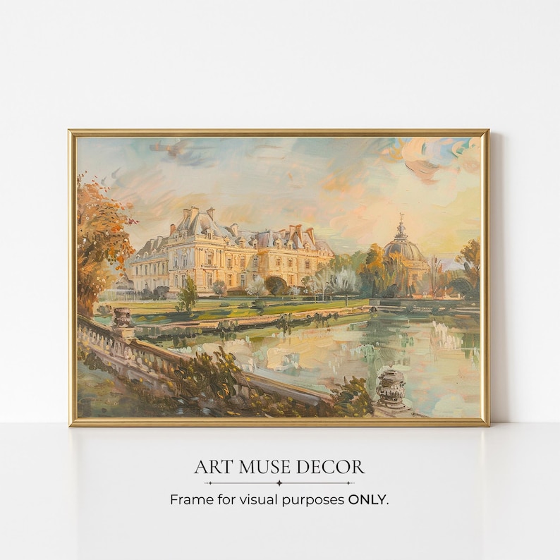 French Château Art Print: Versailles Fine Art Home Decor image 1