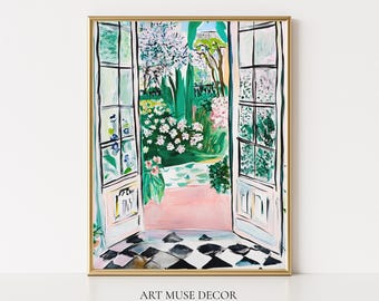 Matisse Pariser Garten Poster: Fauvismus Abstrakte Kunst, Modernes Wohndekor