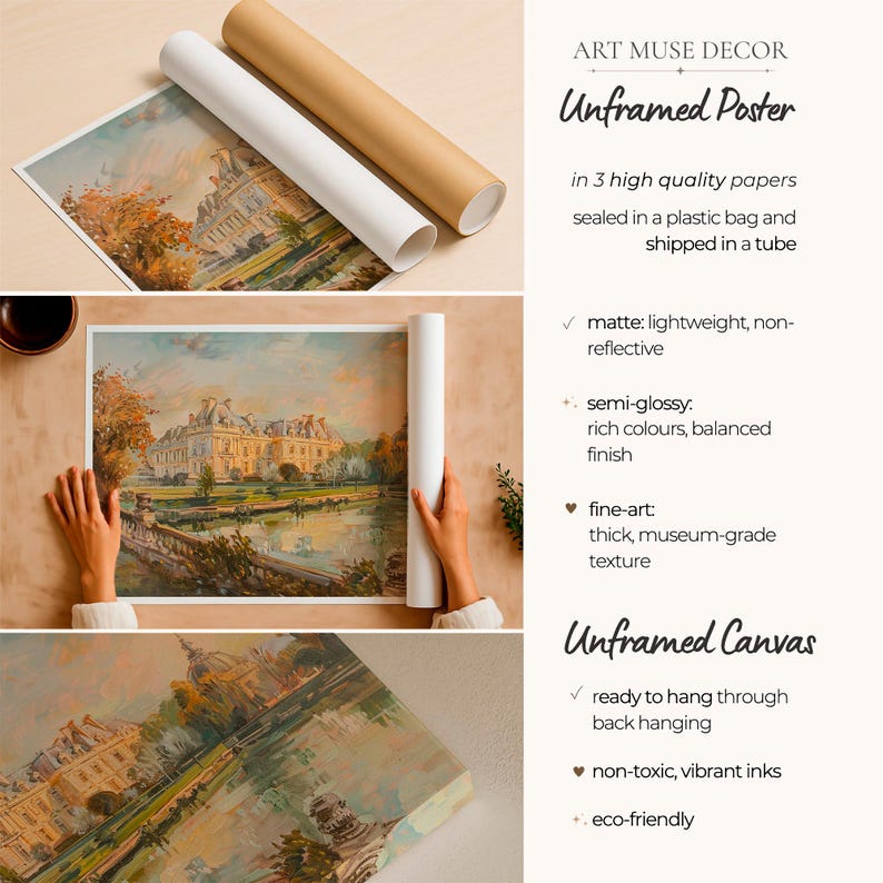 French Château Art Print: Versailles Fine Art Home Decor image 3