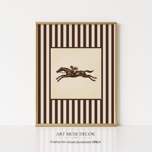 Vintage Horse Sketch Print: Equestrian Gallery Wall Art